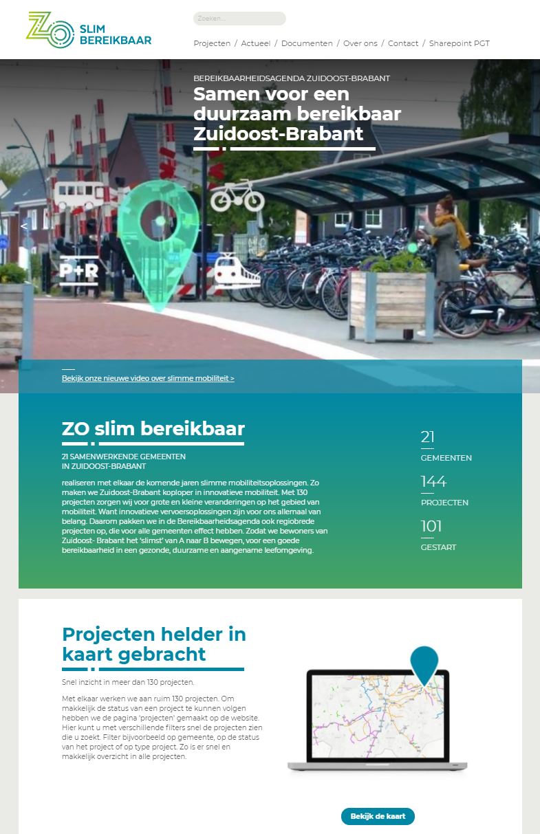 Gemente Eindhoven | Website Bereikbaarheidsagenda Zuidoost-Brabant